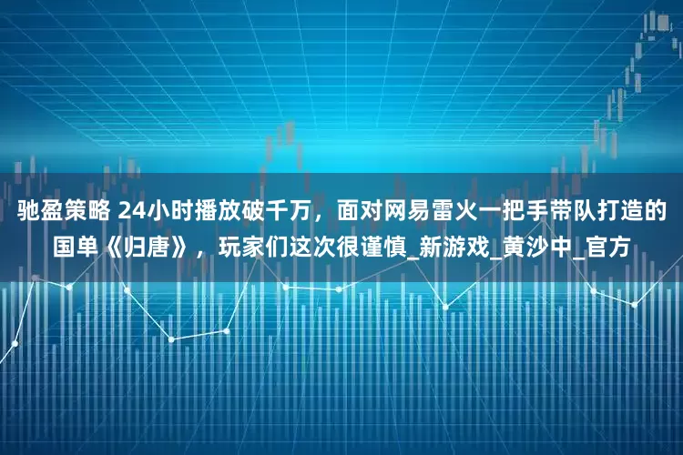 驰盈策略 24小时播放破千万，面对网易雷火一把手带队打造的国单《归唐》，玩家们这次很谨慎_新游戏_黄沙中_官方
